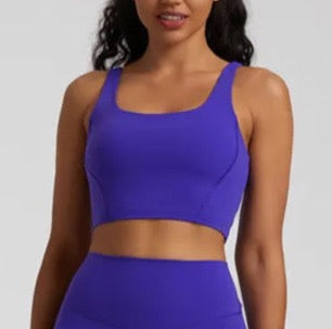 Kay Tank Top Bra- Sapphire Blue