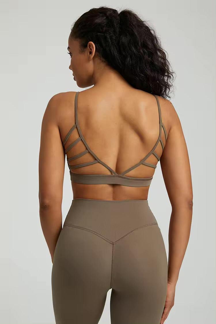 Natalie Mocha Sport Bra