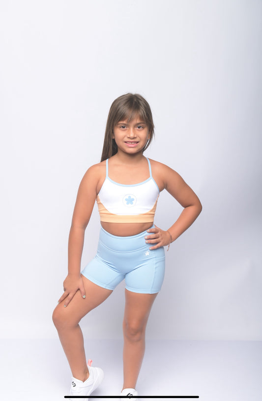 Leia Shorts Baby Blue