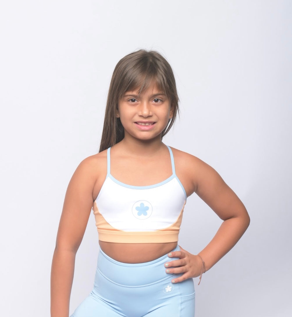 Leia Top Baby Blue